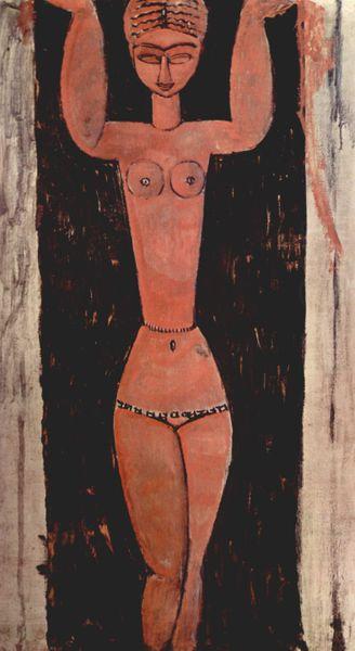 Stehende Karyatide, Amedeo Modigliani